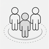 Illustration of a traditional human outsourcing team