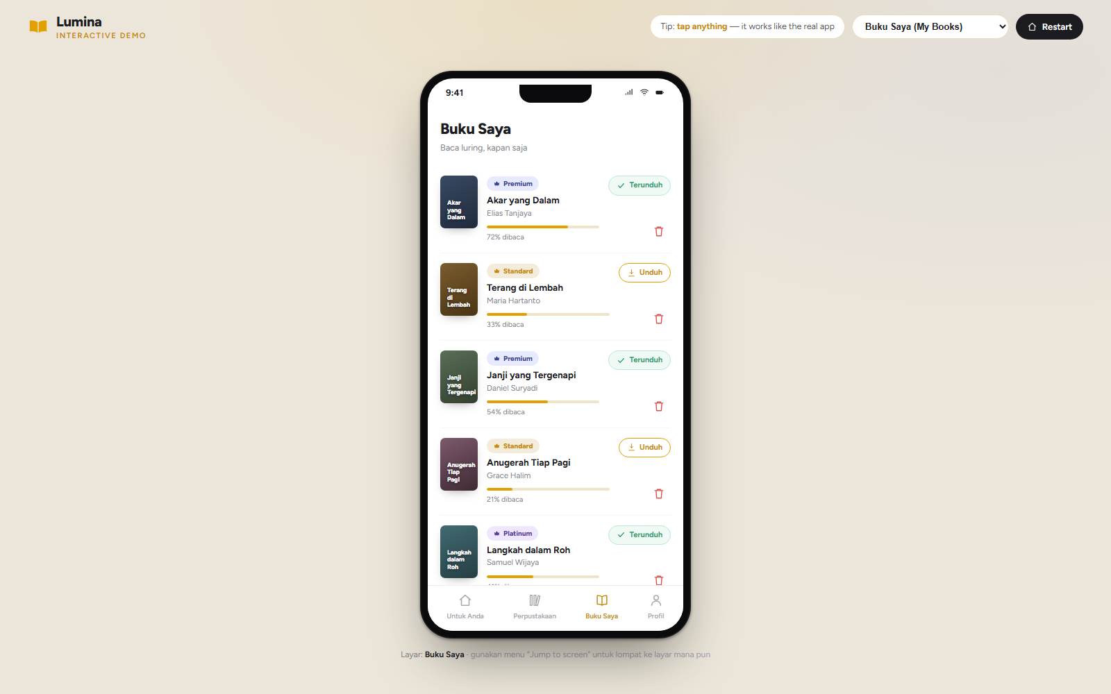Lumina — Always available, even offline