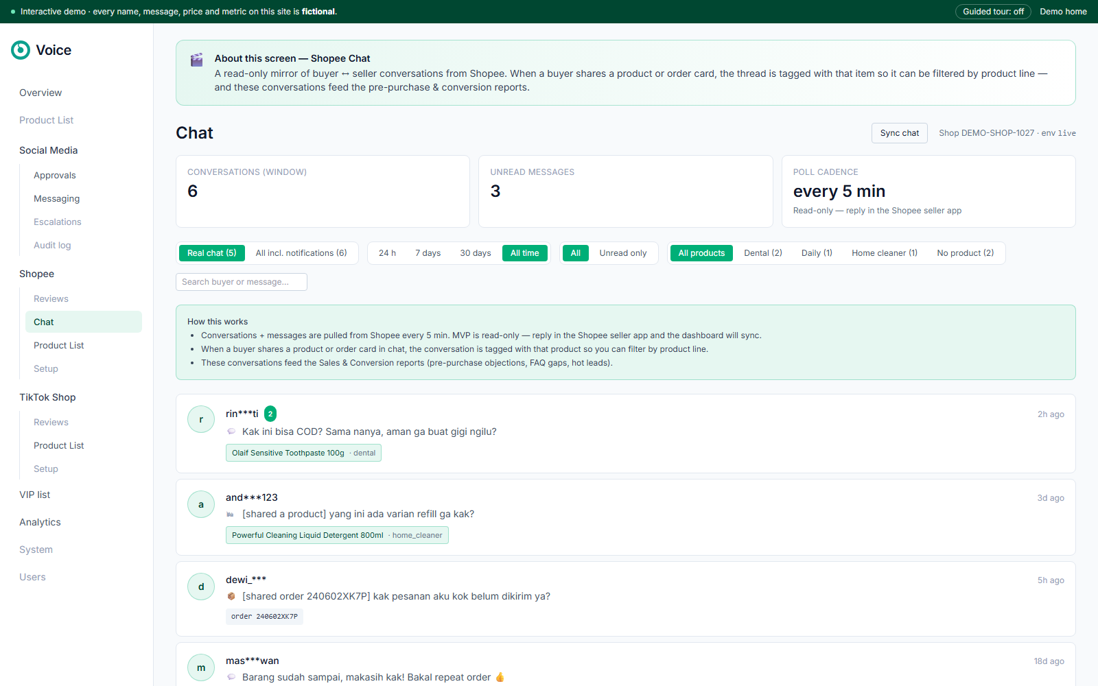 Olaif Engage — One inbox for every channel