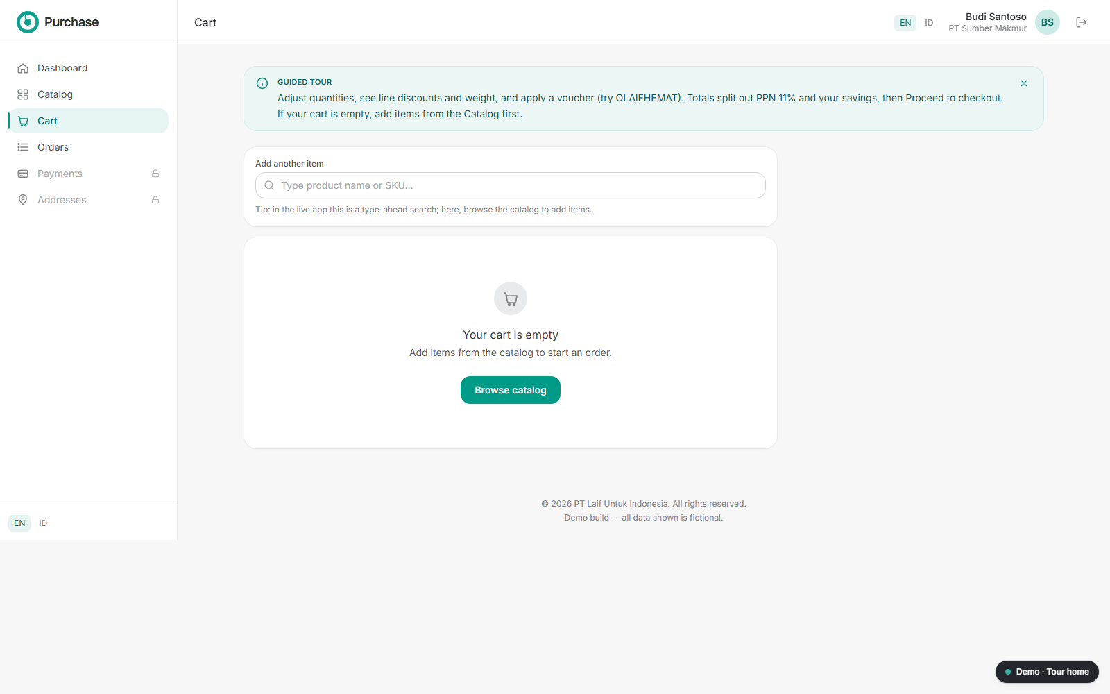 Olaif Purchase — Pay in seconds, not days