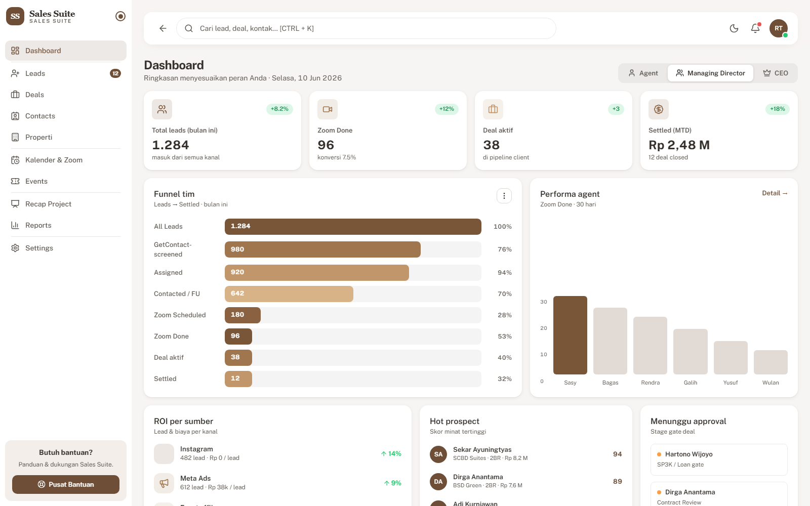 Sales Suite project preview