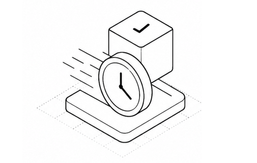 Fast delivery illustration