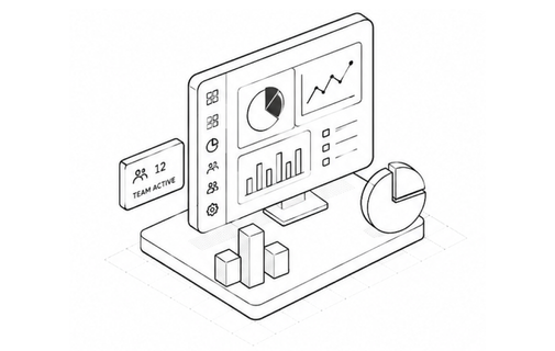 Internal dashboard illustration