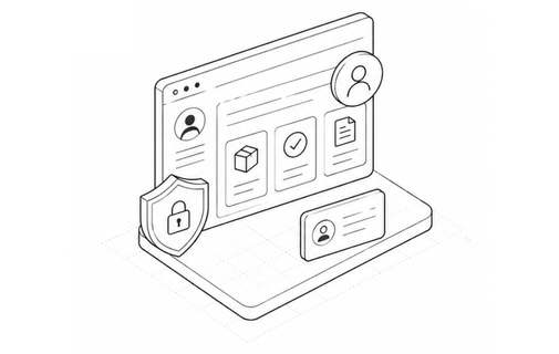 Customer portal illustration
